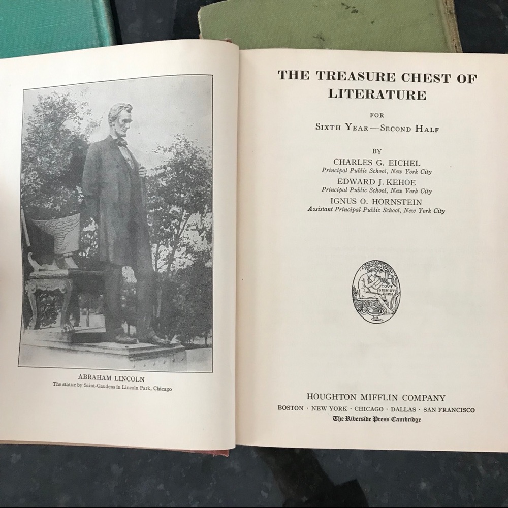 Antique Book The Treasure Chest of Literature 1929 - Picture 7 of 8